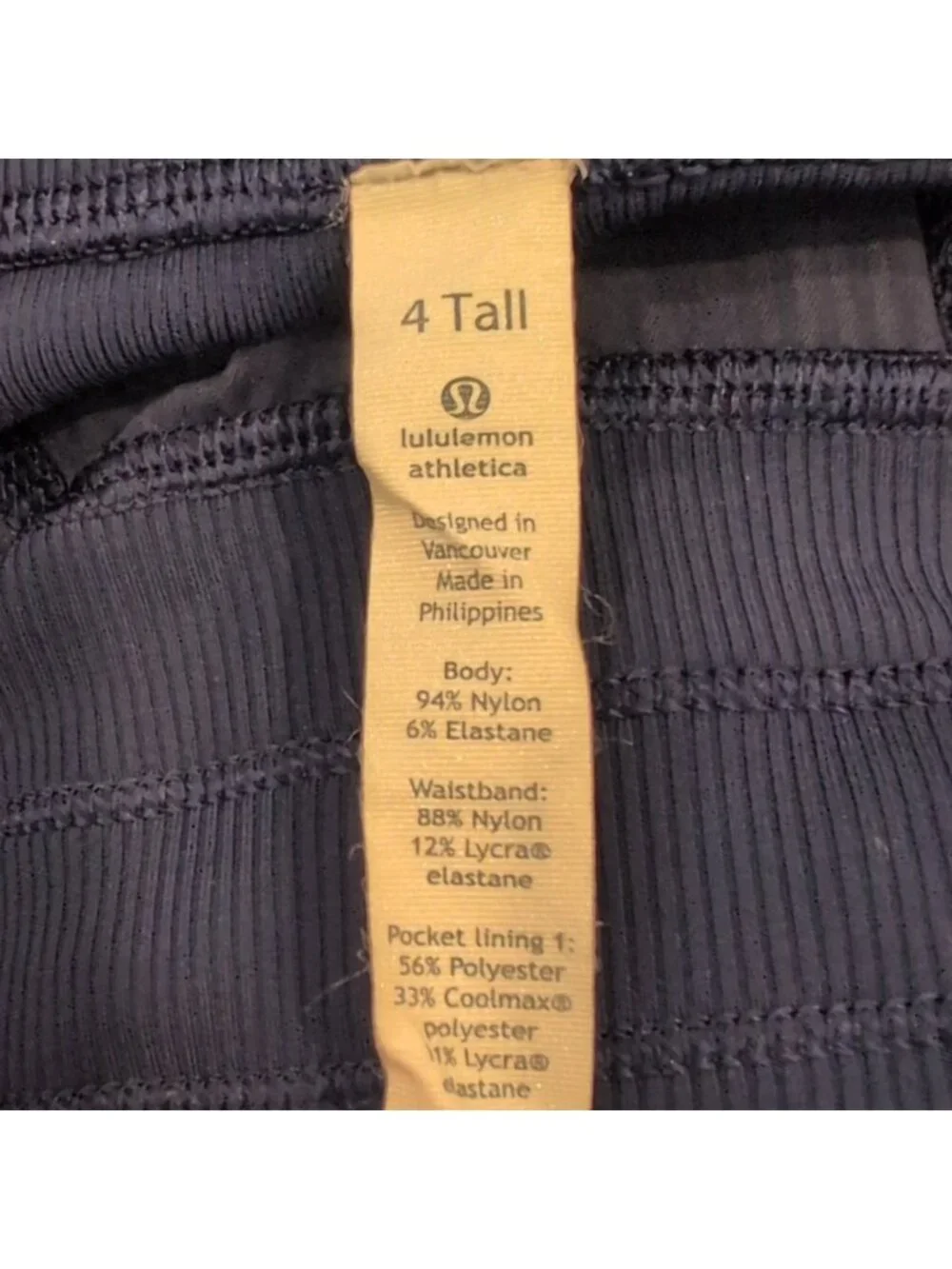 Lululemon Studio Pant Hero Blue *Altered